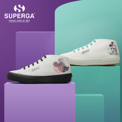 SUPERGA/圣佩伽 新款高帮鞋迪士尼联名款时尚拼色帆布鞋男女款