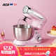 北美电器（ACA）厨师机家用多功 面机打奶油机鲜奶机搅拌机ASM-DA600（粉色）