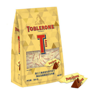 有券的上：Toblerone 三角 迷你牛奶巧克力 384g 分享装 *4件