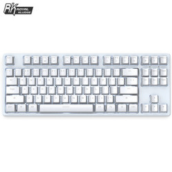 ROYAL KLUDGE 987 白色背光机械键盘 (Cherry茶轴、白色)