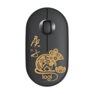 Logitech 罗技 Pebble 鹅卵石 无线蓝牙双模鼠标 鼠年新年款