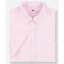 UNIQLO 优衣库 DRY EASY CARE 414569 男士牛津纺短袖衬衫