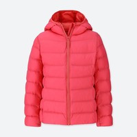 UNIQLO 优衣库 女童轻型WARM PADDED连帽外套 