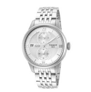 tissot天梭leloclet0064281103802男士自动机械手表39mm不锈钢银色