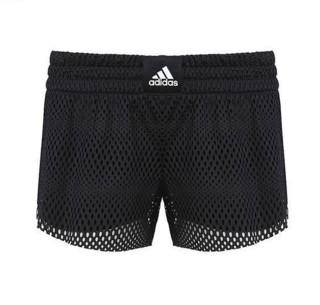 adidas 阿迪达斯 BK7966 2IN1 MESH SHORT 训练短裤 女款 S 黑色