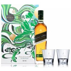 JOHNNIE WALKER 尊尼获加 绿牌 15年调配型 苏格兰威士忌 750ml *2件