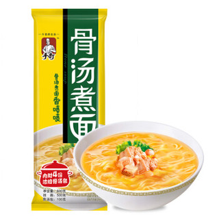 今麦郎 有料挂面 手打汤面 骨汤煮面 600g *19件