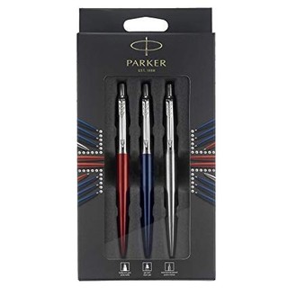 PARKER 派克 Jotter乔特 圆珠笔+凝胶水笔+自动铅笔 3支英伦礼盒装