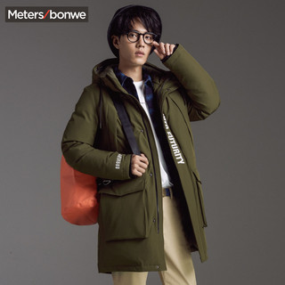 Meters bonwe 美特斯邦威 661594 男士中长款羽绒服