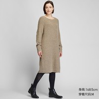 UNIQLO 优衣库 418628 毛圈针织连衣裙