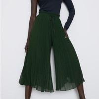 ZARA 04786251500 女装宽褶裤裙