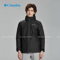 Columbia 哥伦比亚 WE1489 男热能防水夹棉三合一冲锋衣