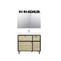 KOHLER 博纳 科勒浴室柜组合 K-20020T 柜体+台盆+支脚+K-16027龙头+镜柜