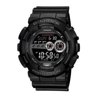 CASIO 卡西欧 G-SHOCK系列 51.2毫米石英腕表 GD-100-1B