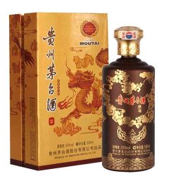 贵州茅台酒53度茅台飞天紫砂金龙珍品酒500ml单瓶装酱香型白酒