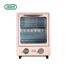 Toffy TS1 电 烤箱 日本 网红复古双层烤箱家用多功能烘焙小型9L迷你全自动小烤箱小家电一体控温