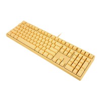 ikbc C210 108键机械键盘 黄色 茶轴