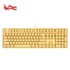 iKBC C210 机械键盘 黄色 茶轴