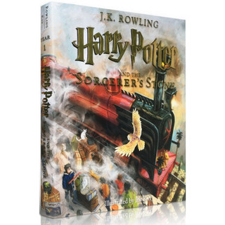 Scholastic 哈利波特 英文原版 Harry Potter  全彩绘本 插画 精装 收藏纪念3册