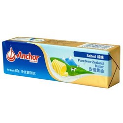 安佳 Anchor 黄油(咸味) 100g*2  新西兰进口 动脂黄油 烘焙原料