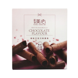 美心 精致巧克力味蛋卷 6条装 34.8g *2件