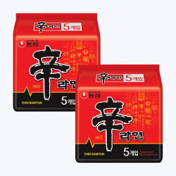 农心韩国进口辛拉面120g*10 泡面方便面泡面拉面大包装