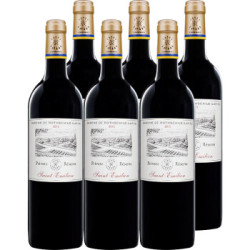 拉菲出口红酒(LAFITE) DBR拉菲干红葡萄酒750ml*6整箱装 法国出口传奇圣爱漂亮乐