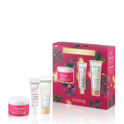 CAUDALIE 欧缇丽 水润护肤套装（强效保湿霜 50ml+精华液 10ml+面膜 15ml）