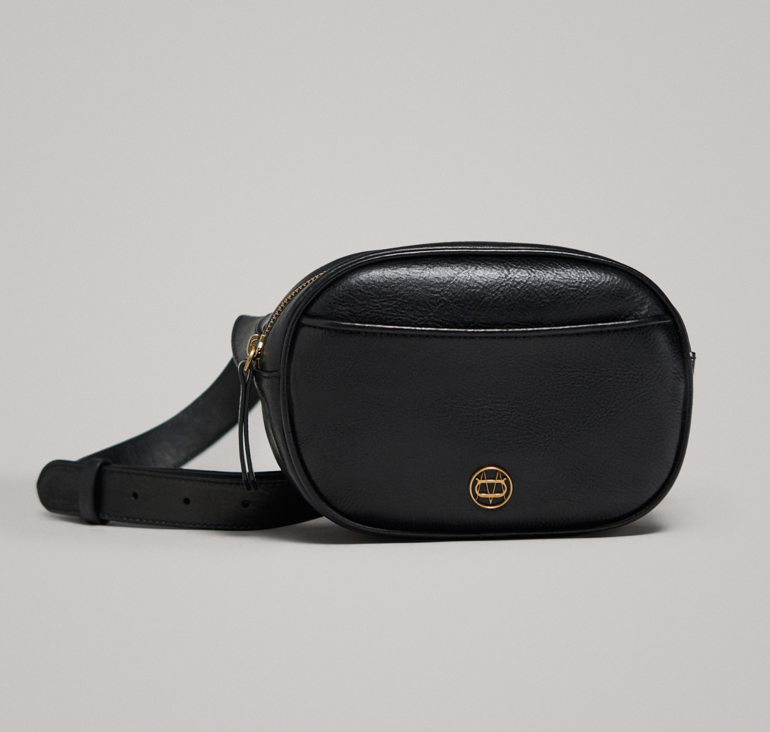 Massimo Dutti 06920615800 女士配件 秋冬真皮女式腰包