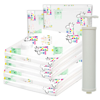 Citylong 禧天龙 真空压缩袋 6件套（2大+3中+1手动泵） *2件