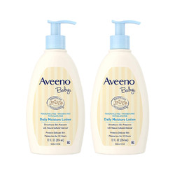 Aveeno 艾惟诺 婴儿每日倍护润肤乳（美版无香型）354ml*2瓶