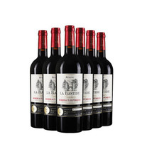 法国进口拉昂城堡珍藏干红葡萄酒超级波尔多750ml*6 整箱装 *2件