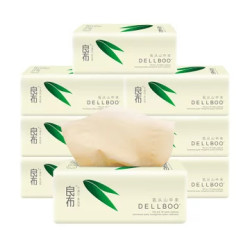 良布 DELLBOO 竹韵本色抽纸 6包