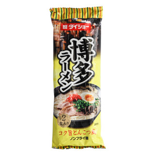 日本进口 大昌博多猪骨风味煮面 细挂面带料包 188g *8件