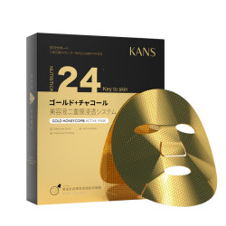 Kans/韩束李佳琦同款黄金肌肽蜂窝抚纹面膜25ml*5
