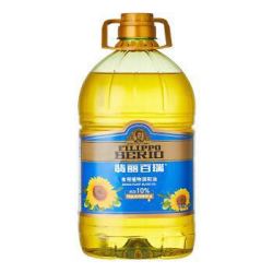 翡丽百瑞 食用植物调和油4L (90%的葵花籽油+10%特级初榨橄榄油) *2件