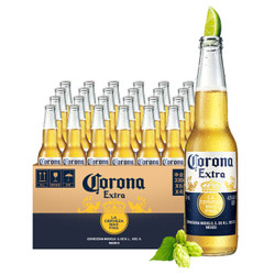 科罗娜（Corona）墨西哥风味拉格啤酒 国产特级啤酒 330ml*4*6瓶 *2件