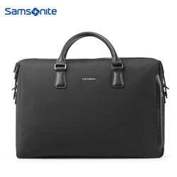 Samsonite/新秀丽商务包手提包男士大容量行李袋出差旅游短途旅游包 黑色 BR6