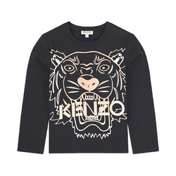 KENZO KIDS 儿童渐变刺绣圆领衫 6-16岁