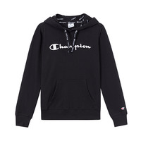 Champion 女士连帽长袖卫衣 111276  黑色 S