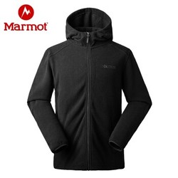 Marmot 土拨鼠 V83847 男士长袖抓绒连帽开衫+凑单品