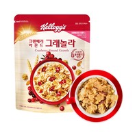 88VIP：Kellogg's 家乐氏 谷兰诺拉 蔓越莓扁桃仁麦片 500g*5件