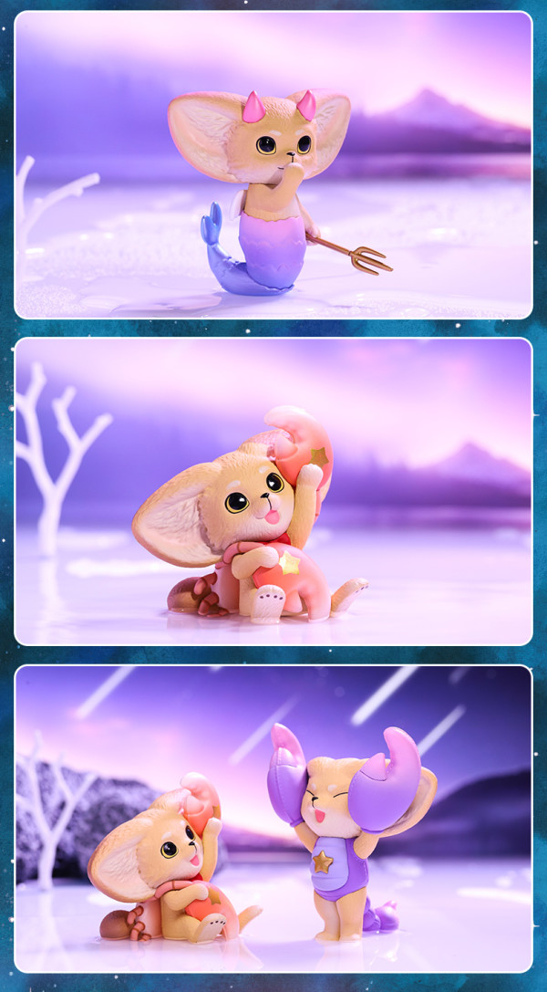 popmart泡泡玛特kenneth小狐狸星座系列盲盒