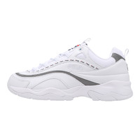 FILA 斐乐 RAY系列 中性跑鞋 FS1SIB1171X 白色银条字母饰带 36