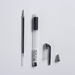 五千年 中性笔 0.5mm 黑色 10支装 + 30支笔芯
