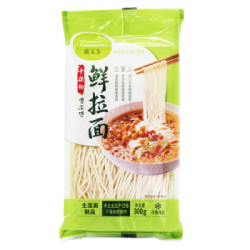 圃美多 湿揉韧鲜拉面 300g (日式拉面 拌面 炒面 早餐面条 方便菜)