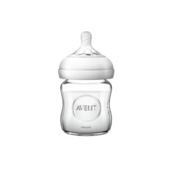 新安怡 AVENT 宽口径自然玻璃奶瓶 120毫升 *3件
