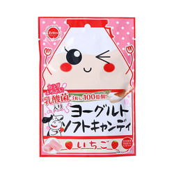 日本进口 茱力菓 休闲零食 草莓味酸奶软糖 儿童糖果 38g *13件