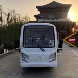 新款旅游景区公园观光车看房车游览电瓶地产接待车治安电动巡逻