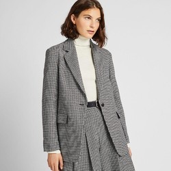 UNIQLO 优衣库 421615 女装 粗花呢长茄克